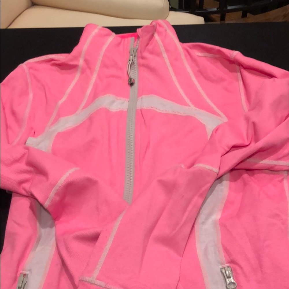 Define stripe Full zip jacket